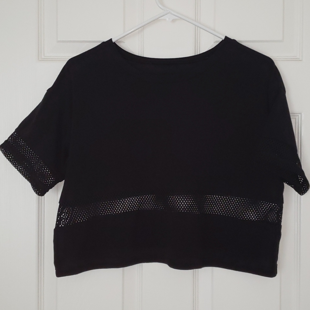 Forever 21 Mesh Crop Top